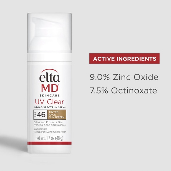 NEW EltaMD UV Clear Broad-Spectrum SPF 46 - Tinted - Picture 3 of 7